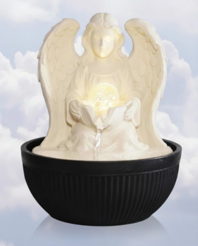 fontaine ange blanc