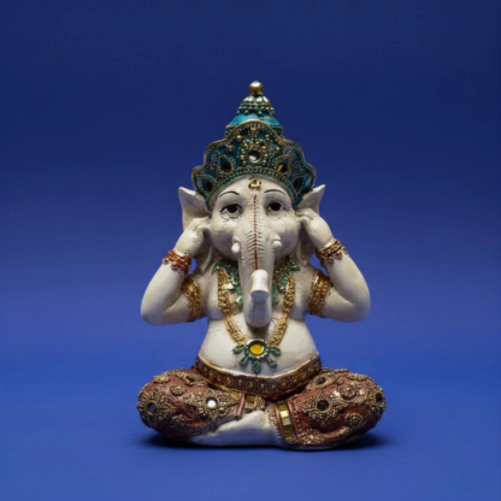 Statue de Ganesh N'écoute aucun mal